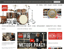 Tablet Screenshot of drumschool.pl